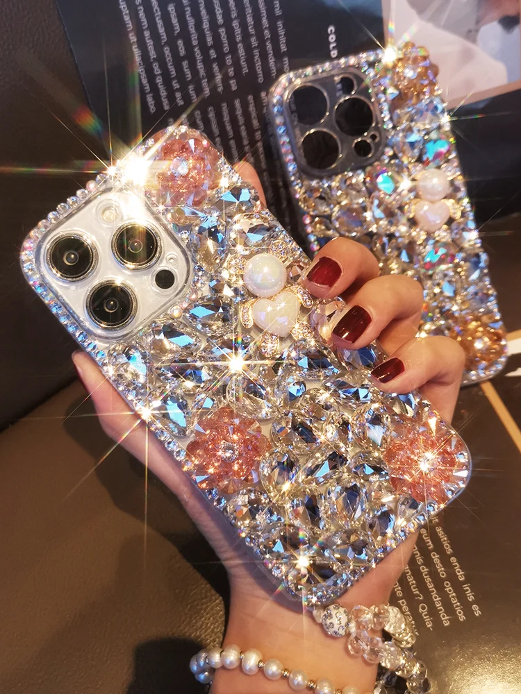 Luxury Glitter Phone Case For IPhone 15 14 13 12 11 Pro Max XR XS Max X 8 7 Plus SE2020 Mini Water Rhinestone Flower Woman Cover
Luxury Glitter Phone Case For IPhone 15 14 13 12 11 Pro Max XR XS Max X 8 7 Plus SE2020 Mini Water Rhinestone Flower Woman Cover