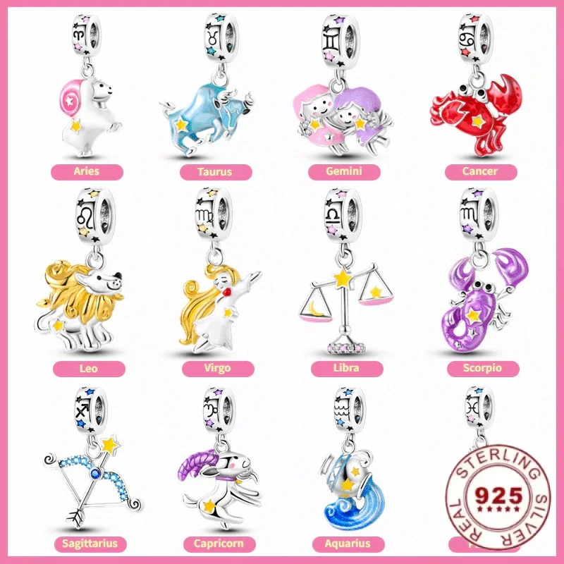 Suitable For Pandora 925 Silver Magic Luminous Twelve Constellation Pendant DIY Ornament Fashion Bracelet Necklace
Suitable For Pandora 925 Silver Magic Luminous Twelve Constellation Pendant DIY Ornament Fashion Bracelet Necklace