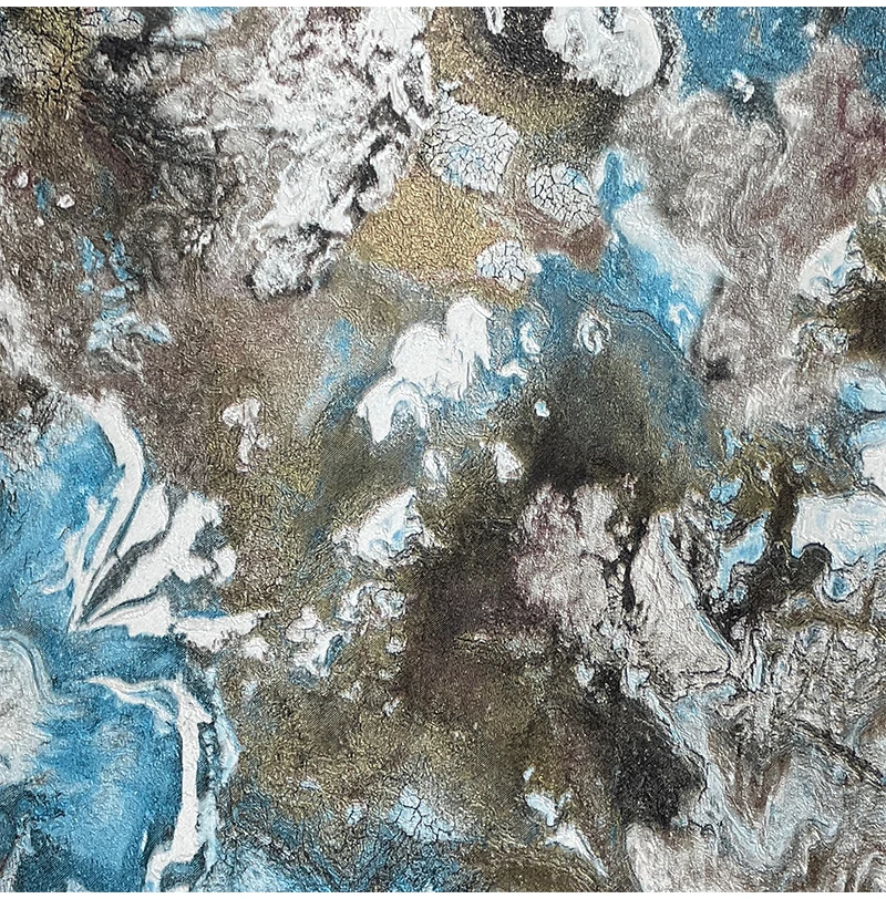 Generic 3D Thickened Concrete Texture Wallpaper Modern Simple Living