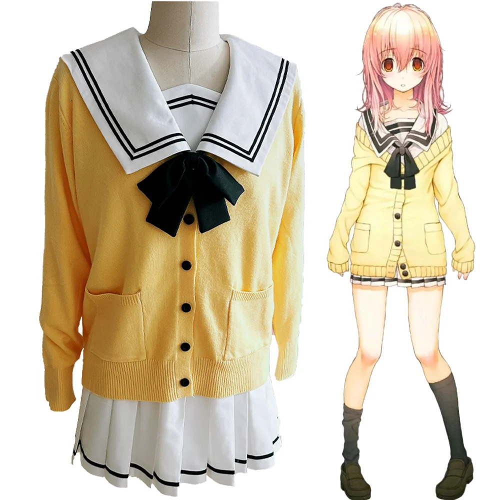 Game You and ME and Her: A Love Story Cosplay Costume Muko Aoi Adult Women High School Uniforms JK Lolita Suit Halloween Outfits
Game You and ME and Her: A Love Story Cosplay Costume Muko Aoi Adult Women High School Uniforms JK Lolita Suit Halloween Outfits
