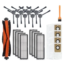For Xiaomi Dreame Bot L10 Plus Vacuum Cleaner Accessory of Filter Main Brush Dust Bag Side Brush Vacuum Cleaner Parts 
For Xiaomi Dreame Bot L10 Plus Vacuum Cleaner Accessory of Filter Main Brush Dust Bag Side Brush Vacuum Cleaner Parts