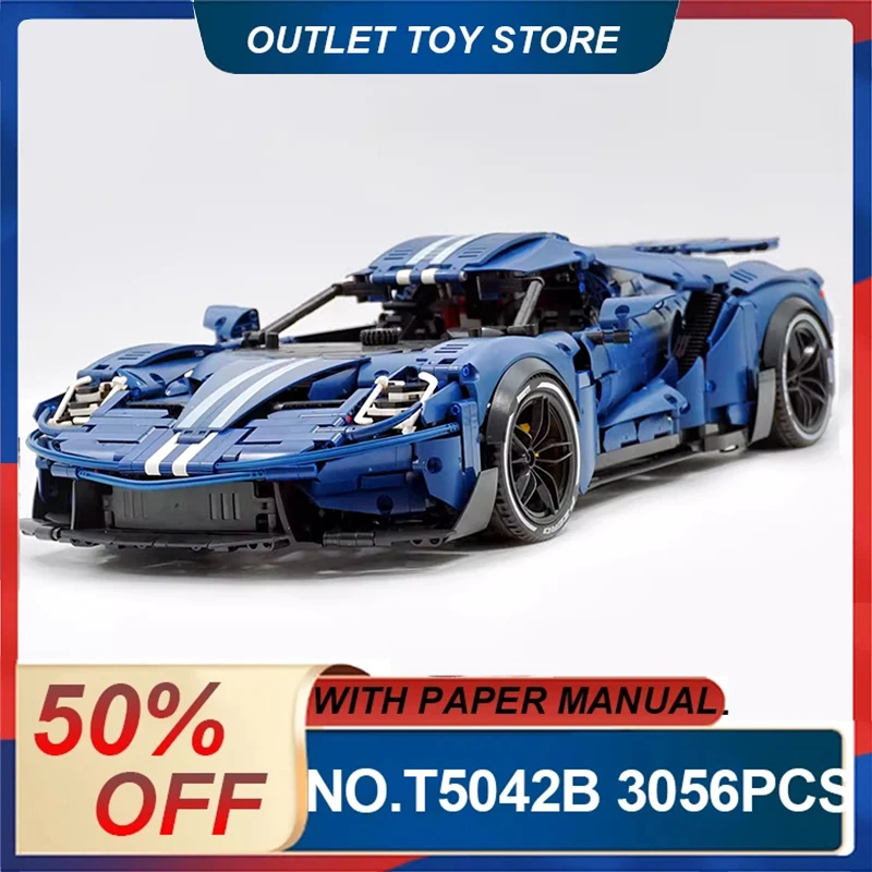 

TGL T5042B MOC Technical Super Sports Car Scale 1:8 Hypercar Model Building Blocks Bricks Puzzle Toy Christmas Gifts For Kids