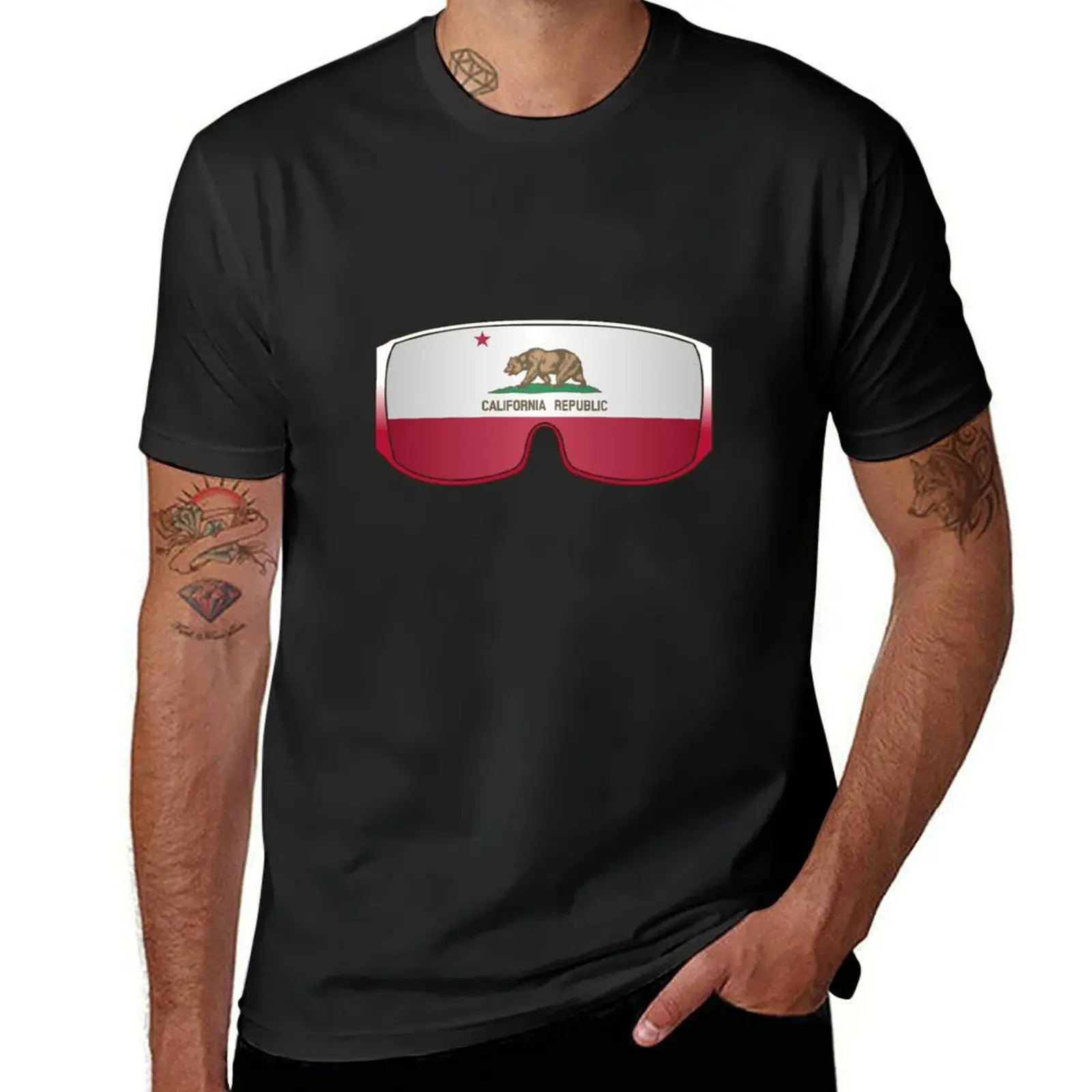 California Ski Goggles T-shirt oversizeds summer top customizeds fitted t shirts for men
California Ski Goggles T-shirt oversizeds summer top customizeds fitted t shirts for men