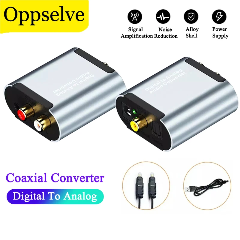 Portable Audio Decoder Adapter Analog 3.5mm Jack L/R RCA SPDIF To Coaxial Optical Fiber Digital Audio Stereo Amplifier Converter
Portable Audio Decoder Adapter Analog 3.5mm Jack L/R RCA SPDIF To Coaxial Optical Fiber Digital Audio Stereo Amplifier Converter