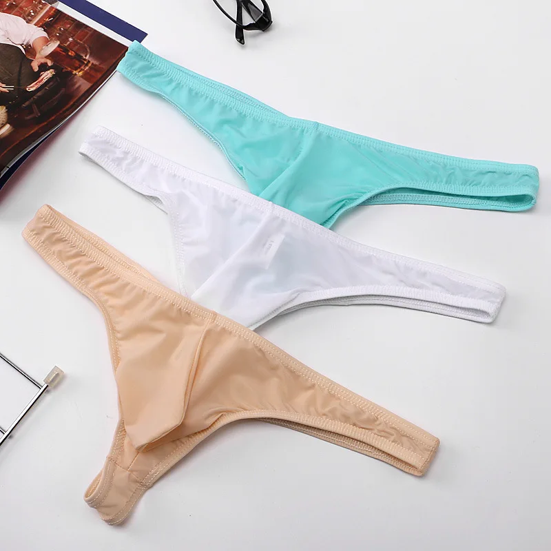 Sexy Men's Thongs Underwear Ultra Thin Ice Silk Briefs Transparent Quick-dry Underpants Plus Size Breathable Lingerie
Sexy Men's Thongs Underwear Ultra Thin Ice Silk Briefs Transparent Quick-dry Underpants Plus Size Breathable Lingerie