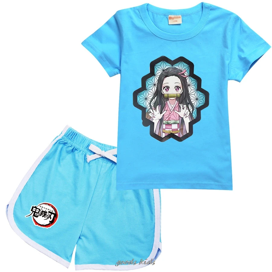 Hot Demon Slayer Children's T-shirt suitable for casual short sleeved clothing for boys and girls aged 2-15, anime summer T-sh
Hot Demon Slayer Children's T-shirt suitable for casual short sleeved clothing for boys and girls aged 2-15, anime summer T-sh