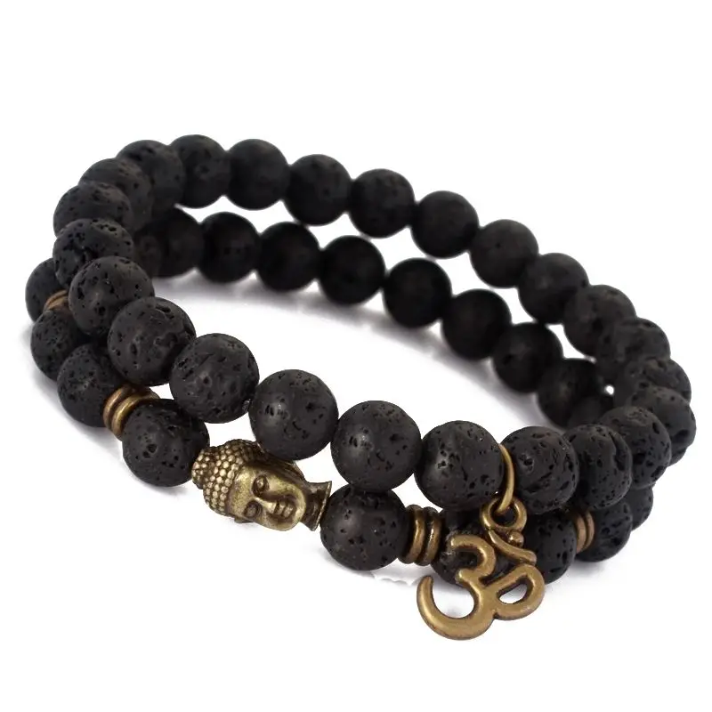 2pcs 8mm Lava Rock Gemstone Mala Stretchy Bracelets Adjustable Wear Unique Eco-Friendly Trendy Bangle Prayer
2pcs 8mm Lava Rock Gemstone Mala Stretchy Bracelets Adjustable Wear Unique Eco-Friendly Trendy Bangle Prayer