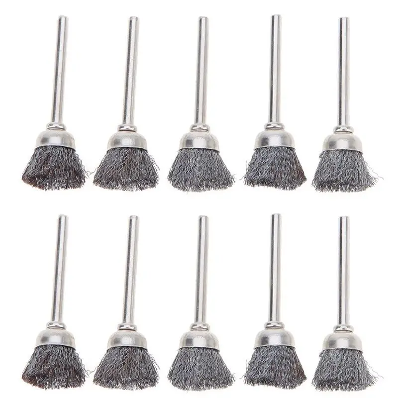 10 PCS Bowl Shape Metal Wire Brushes Brass Wheel For Grinder Or Drill 13mm Bowl Shape Stainless Steel Wire Brushes
10 PCS Bowl Shape Metal Wire Brushes Brass Wheel For Grinder Or Drill 13mm Bowl Shape Stainless Steel Wire Brushes