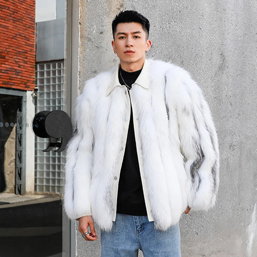 Real Leather Jacket Men Real Fox Fur Coats White Luxury Winter 2023 Natural Fur Coat Men's Short Jackets
Real Leather Jacket Men Real Fox Fur Coats White Luxury Winter 2023 Natural Fur Coat Men's Short Jackets
