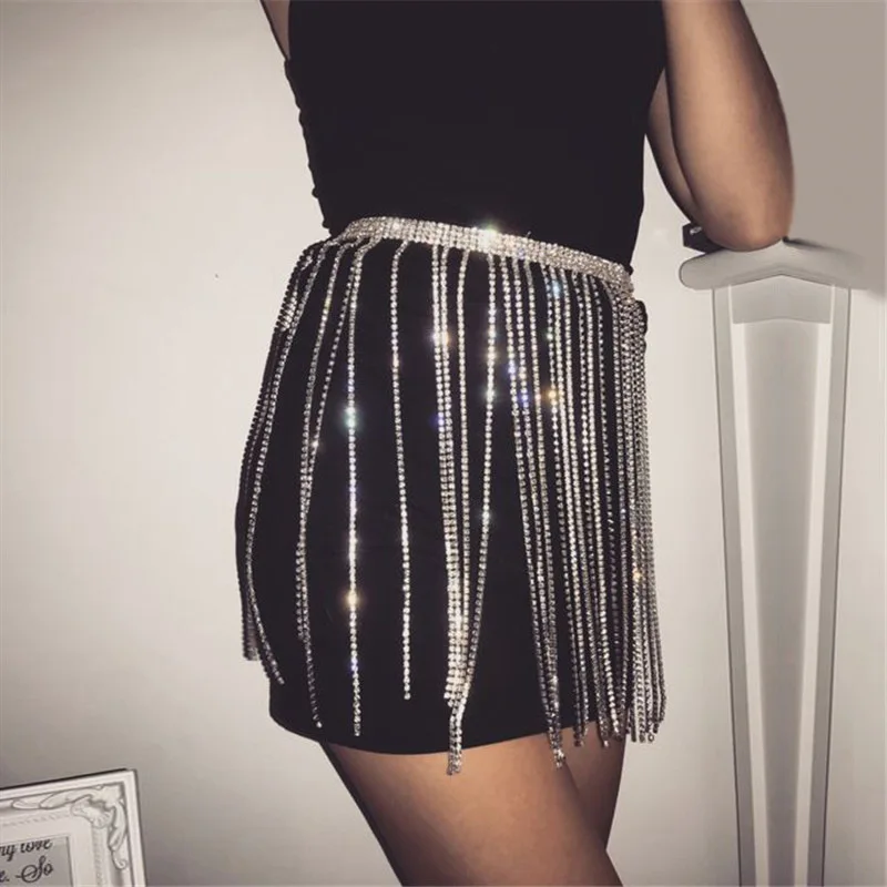 2023 Women Summer Diamond Claw Chain Waist Chain Sexy Cut-out Party Spicy Girls Tassel Skirt
2023 Women Summer Diamond Claw Chain Waist Chain Sexy Cut-out Party Spicy Girls Tassel Skirt