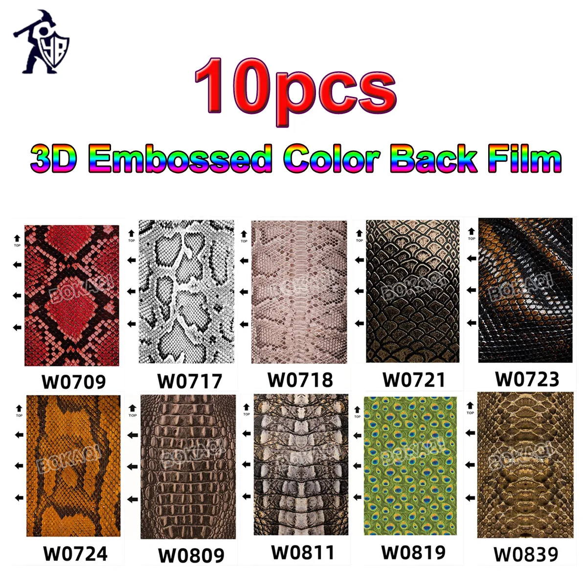 10pcs Serpentine 3D Embossed Color Back Cover Mobile Phone Protector Rear Relief Decorative Skin Hydrogel Film Cutting Machine
10pcs Serpentine 3D Embossed Color Back Cover Mobile Phone Protector Rear Relief Decorative Skin Hydrogel Film Cutting Machine