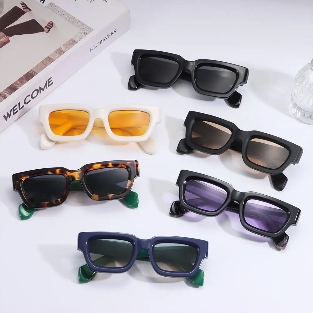 Retro UV Protection Small Eyewear Rectangle Sunglasses Y2K Shades Square Sun Glasses Thick Frame
Retro UV Protection Small Eyewear Rectangle Sunglasses Y2K Shades Square Sun Glasses Thick Frame