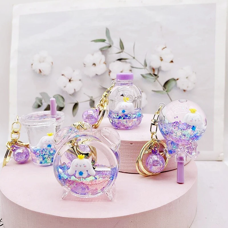 Sanrio Cartoon Cute Keychain Anime Cinnamon Dog Quicksand Key Chain Acrylic Keyring Kawaii Bag Pendant Charm Car Key Accessories
Sanrio Cartoon Cute Keychain Anime Cinnamon Dog Quicksand Key Chain Acrylic Keyring Kawaii Bag Pendant Charm Car Key Accessories