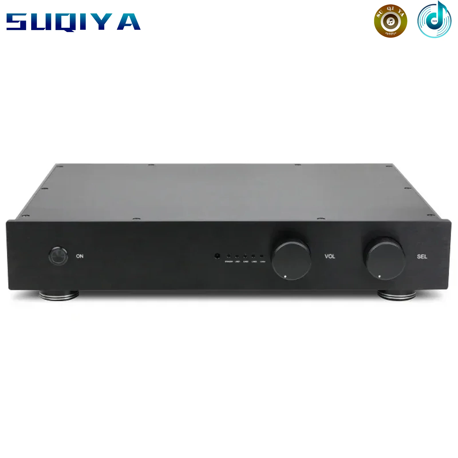 

SUQIYA-New Based on NAIM NAC152 Preamp & NAP200 Combined Amplifier 75W+75W 8 Ohm 4 Way RCA Input With Remote Control Version