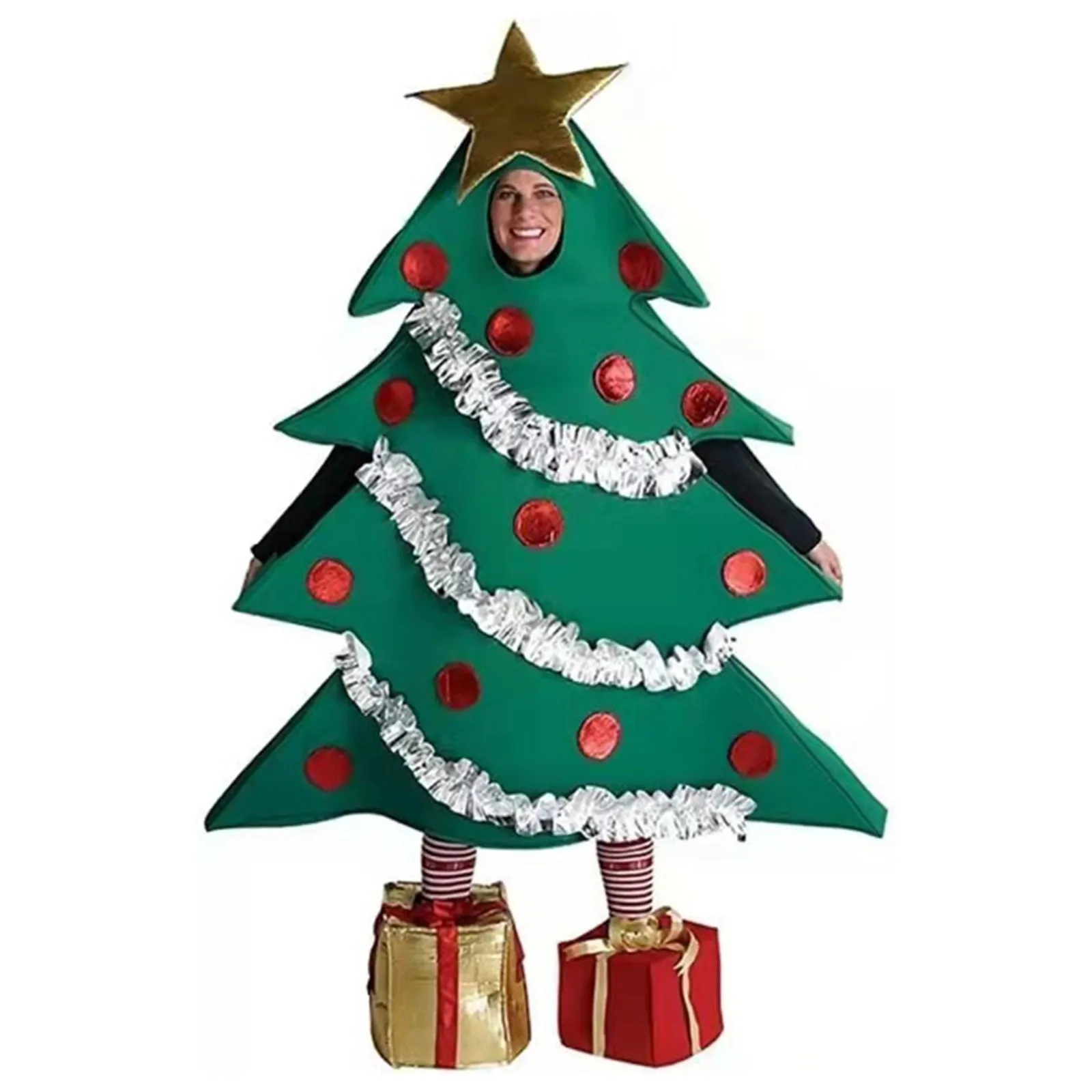 2024 Christmas Tree Costume Cosplay Unisex Inflatable Costume For Funny Stage Performance Costume+Gift Shaped Shoes Accessories
2024 Christmas Tree Costume Cosplay Unisex Inflatable Costume For Funny Stage Performance Costume+Gift Shaped Shoes Accessories