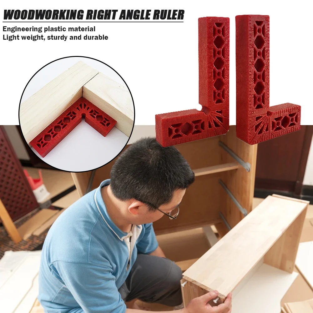 

Woodworking Squares For Positioning Right Angle 90 Degree Corner Clamps Carpenter Corner Clamping Square Tool
