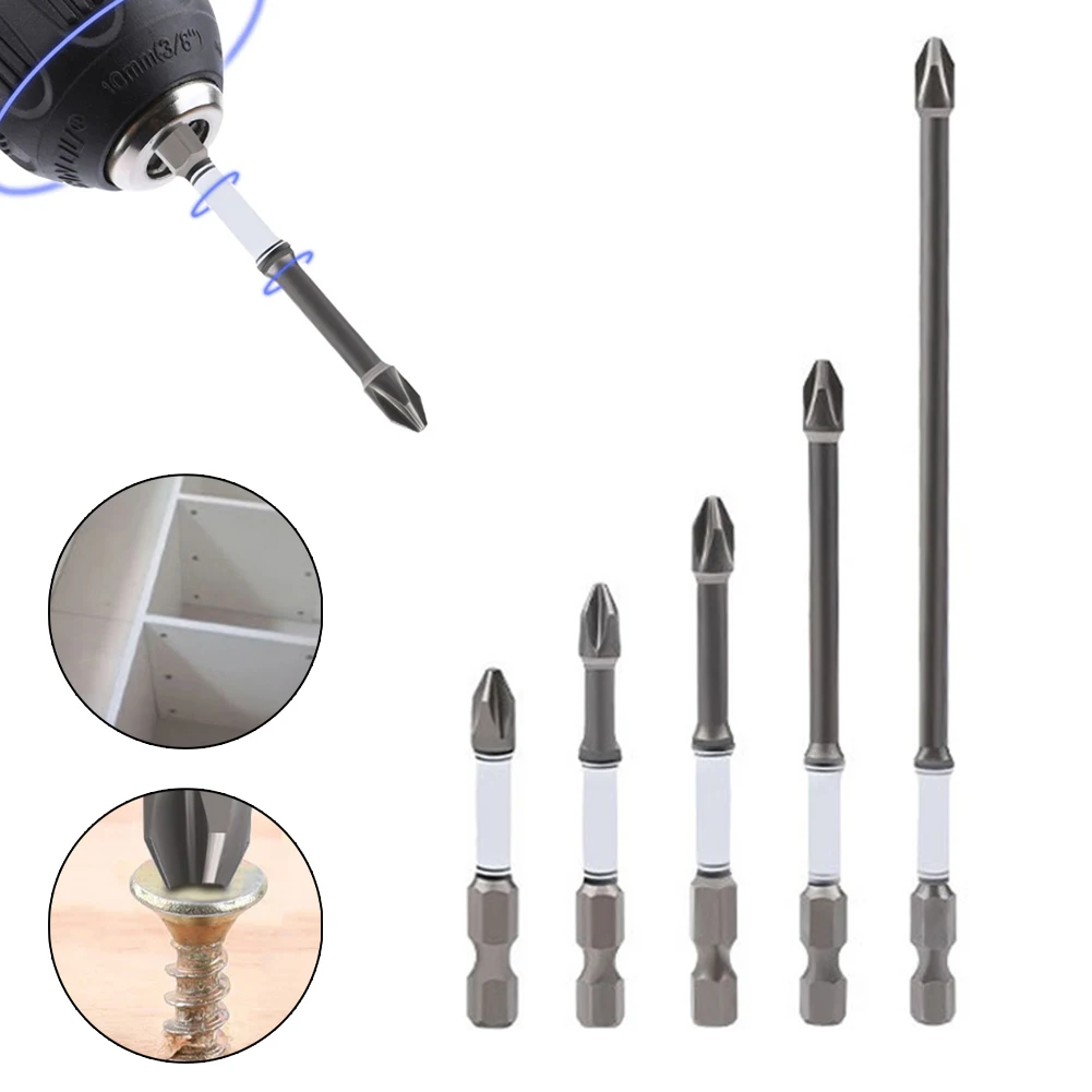 5pcs PH2 50-150mm Impact Bits Cross Screwdriver Bit 1/4inch Hex Shank Screwdrivers Bit For Electric Screwdrivers Accessories
5pcs PH2 50-150mm Impact Bits Cross Screwdriver Bit 1/4inch Hex Shank Screwdrivers Bit For Electric Screwdrivers Accessories