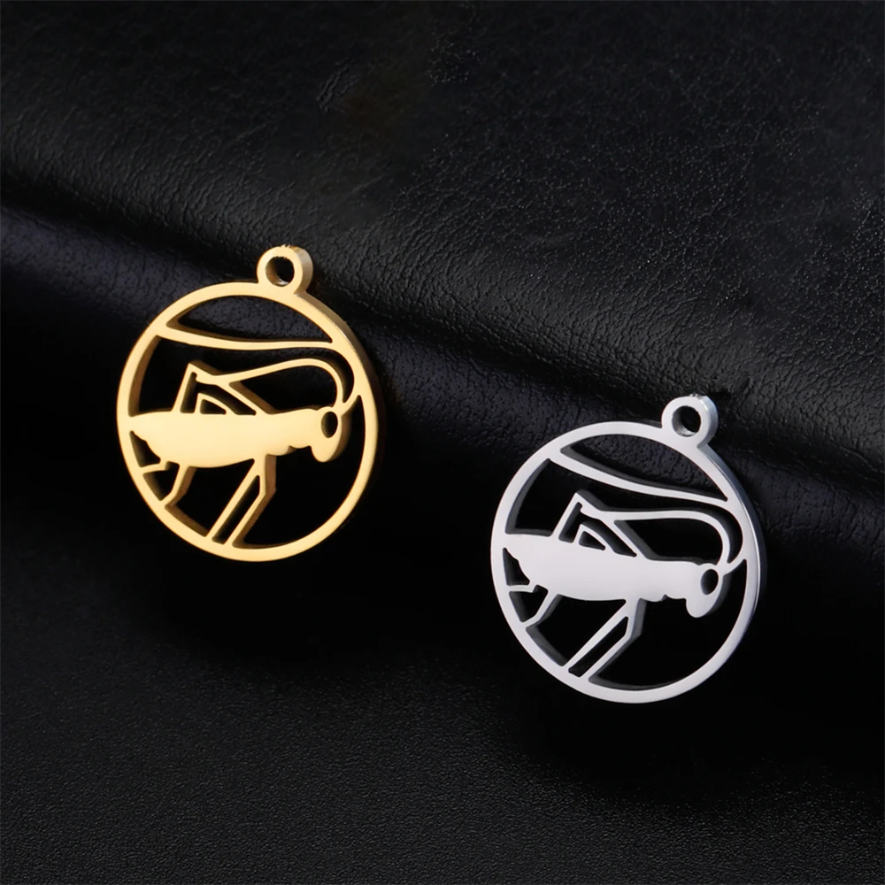 Оптовая продажа, 5 шт./партия, подвески в виде насекомых и крикета для изготовления ювелирных изделий из нержавеющей стали, женские ожерелья, серьги, подвески, аксессуары
Оптовая продажа, 5 шт./партия, подвески в виде насекомых и крикета для изготовления ювелирных изделий из нержавеющей стали, женские ожерелья, серьги, подвески, аксессуары