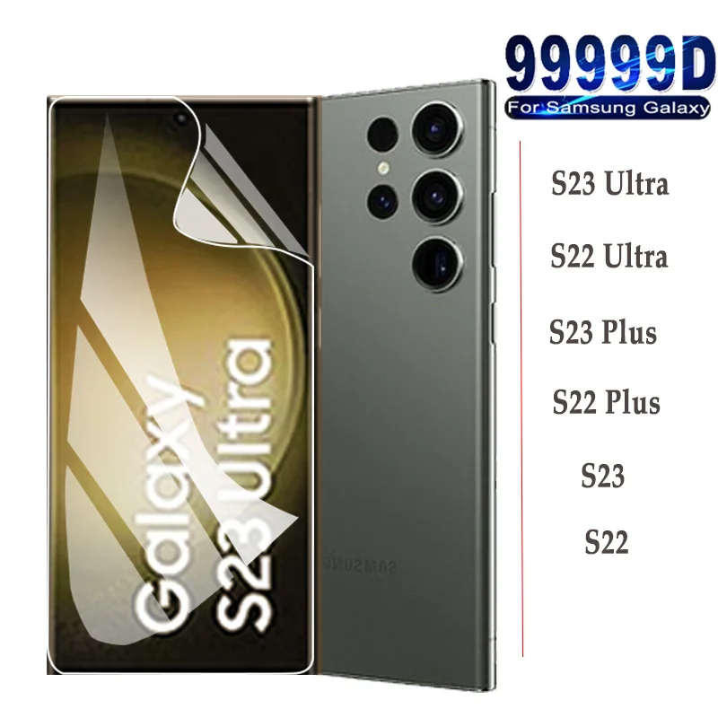 Samsung S23 ultra, hydrogel film for Samsung S22 ultra hidrogel screen protector Samsung S23 S23 plus soft glass Samsung S22
Samsung S23 ultra, hydrogel film for Samsung S22 ultra hidrogel screen protector Samsung S23 S23 plus soft glass Samsung S22