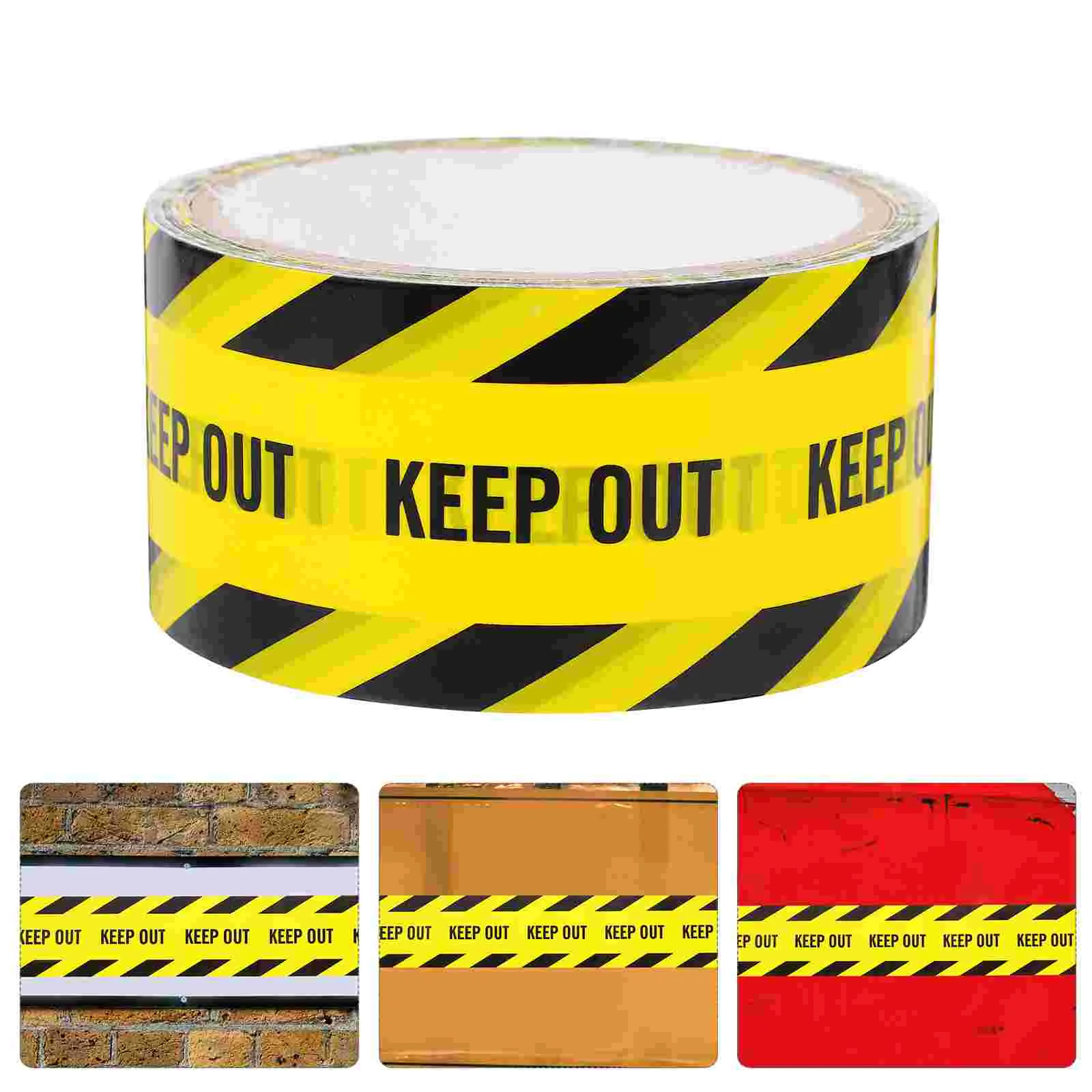 

Masking Tape Safety Stripes Ornament Self Adhesive Sticker Warning Decor Non-slip
