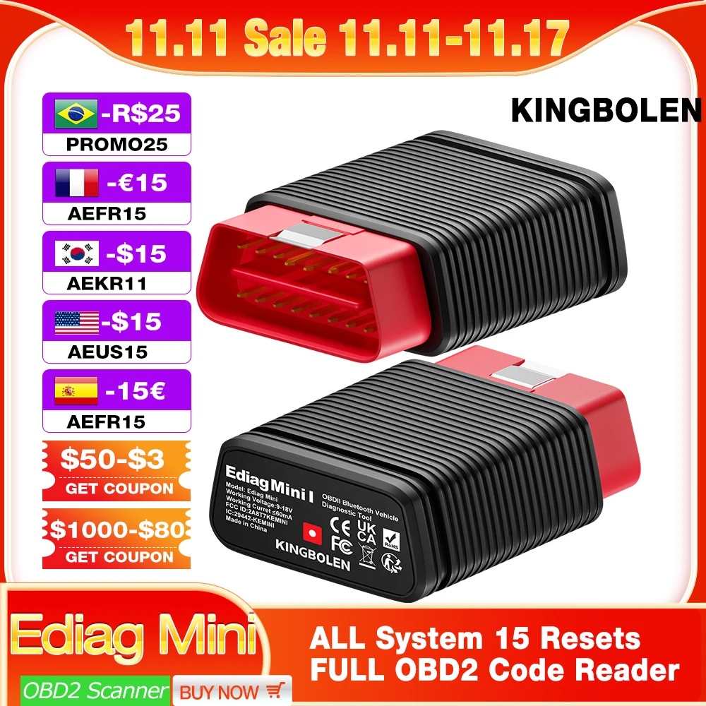 KINGBOLEN Ediag Mini Автомобильные диагностические инструменты все системы Авто OBD OBD2 сканер 15 сбросов для Android IOS Бесплатная доставка PK Thinkdiag
KINGBOLEN Ediag Mini Автомобильные диагностические инструменты все системы Авто OBD OBD2 сканер 15 сбросов для Android IOS Бесплатная доставка PK Thinkdiag