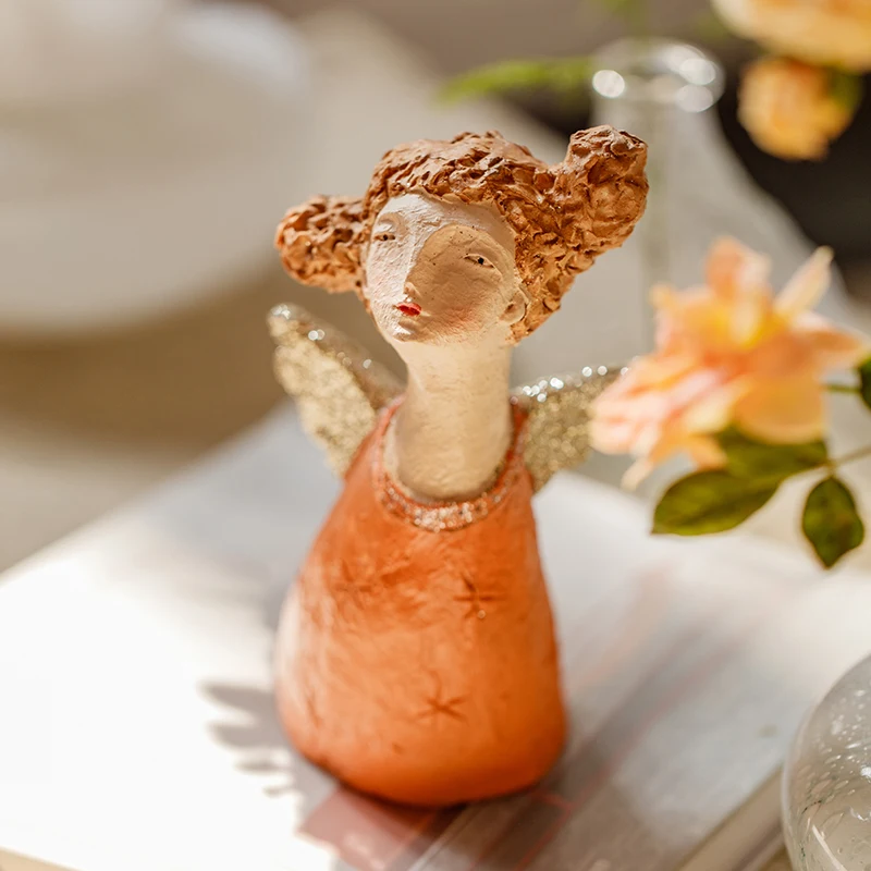 Angel Figure Sculpture Resin Decoration Nordic Light Luxury Desktop Decoration Artist Home Decoration Crafts Anime Desk Decor
Angel Figure Sculpture Resin Decoration Nordic Light Luxury Desktop Decoration Artist Home Decoration Crafts Anime Desk Decor