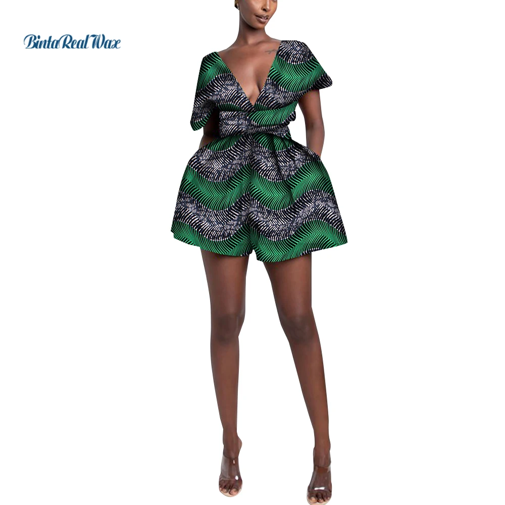 Африканская женская одежда Дашики с принтом Анкары комбинезон африканская женская одежда базин богатые сексуальные короткие брюки с V-образным вырезом WY9068
Африканская женская одежда Дашики с принтом Анкары комбинезон африканская женская одежда базин богатые сексуальные короткие брюки с V-образным вырезом WY9068