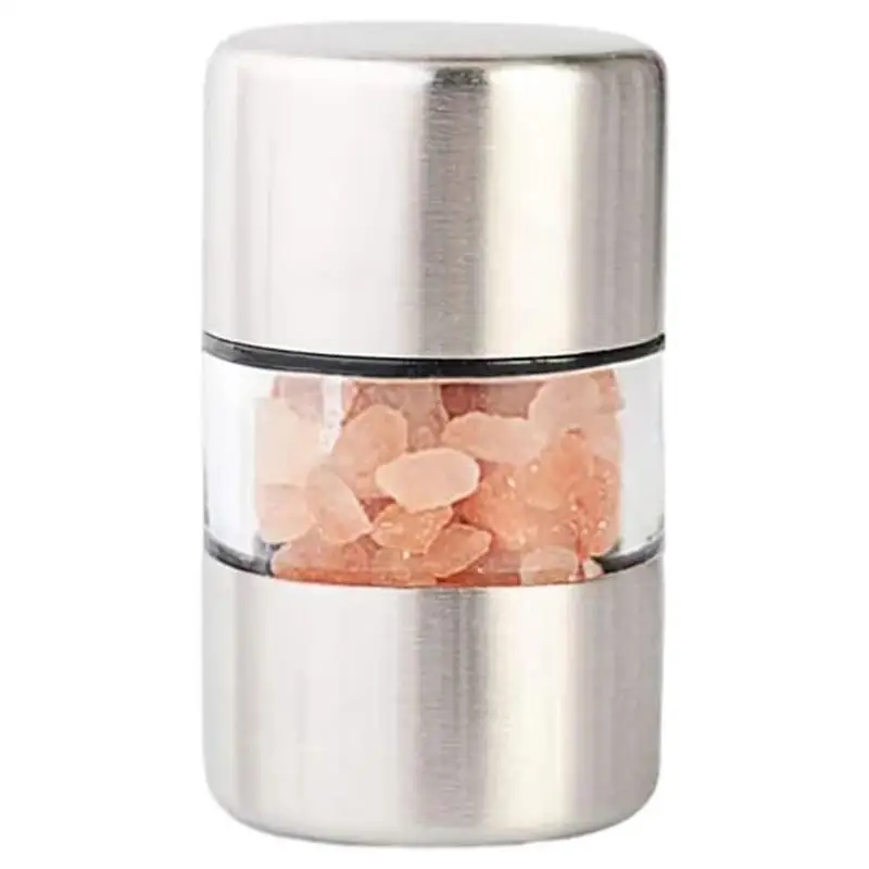 Stainless Steel Portable Mini Grinder Hand Salt And Pepper Grinder For Herbs Pepper Spices Rose Salt Refillable Mill Shaker
Stainless Steel Portable Mini Grinder Hand Salt And Pepper Grinder For Herbs Pepper Spices Rose Salt Refillable Mill Shaker