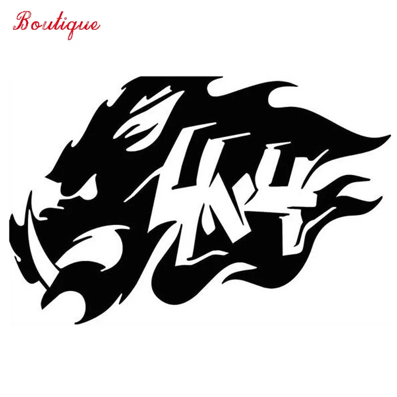 

Wild boar totem for hunting vehicle cross country diesel vehicle motorcycle accessories decoration Refrigerator Car Decal PVC