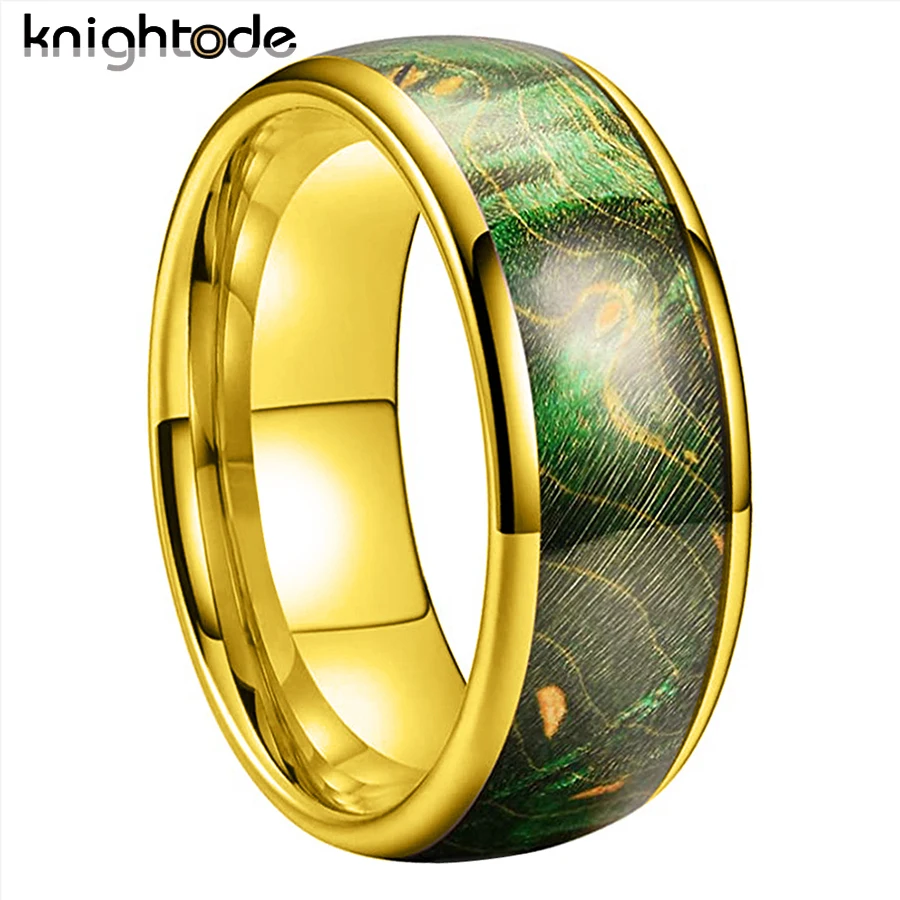 8mm Green Solidified Wood Inlay Tungsten Carbide Ring For Men Women Wedding Band Gift Jewelry Dome Polished Comfort Fit
8mm Green Solidified Wood Inlay Tungsten Carbide Ring For Men Women Wedding Band Gift Jewelry Dome Polished Comfort Fit