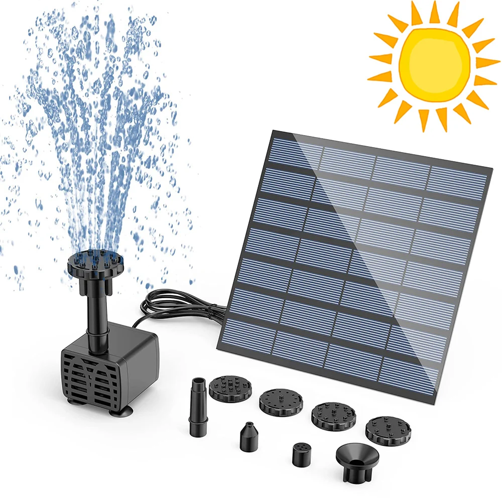 Solar Fountain Power Floating Water Pump Brushless Motor Fountain Outdoor Pool Pond Garden Waterfall Sprinkler Sprayer Fountain
Solar Fountain Power Floating Water Pump Brushless Motor Fountain Outdoor Pool Pond Garden Waterfall Sprinkler Sprayer Fountain