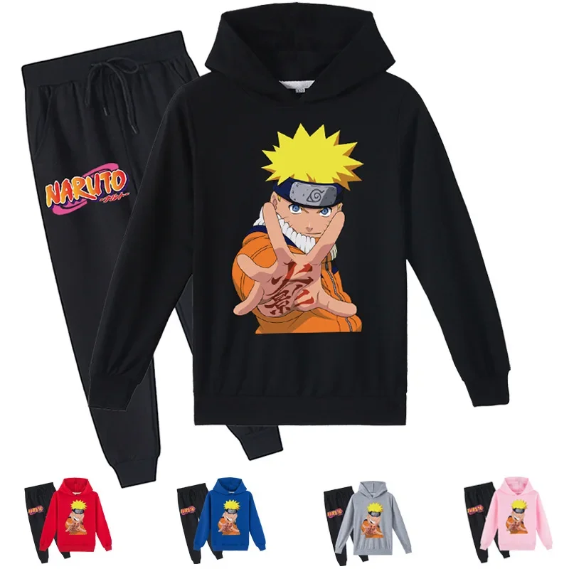 Naruto Boys Suit New Autumn and Winter Handsome Children's Sportswear Girls Hoodie Sweatshirt Trousers Two-piece Set
Naruto Boys Suit New Autumn and Winter Handsome Children's Sportswear Girls Hoodie Sweatshirt Trousers Two-piece Set