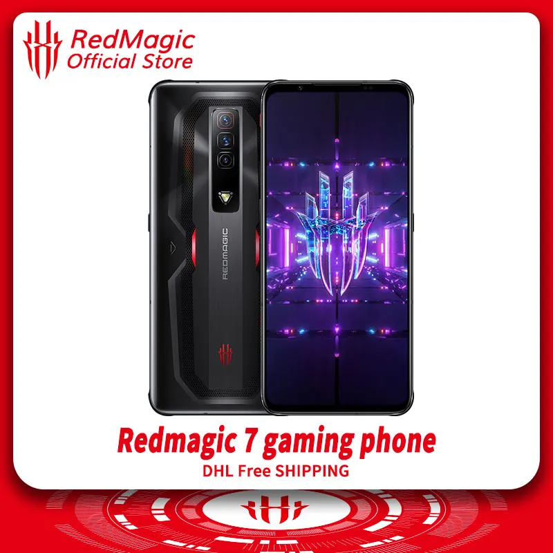 Смартфон REDMAGIC 7 6 8 дюйма 165 Гц Восьмиядерный процессор Snapdragon Gen 1 65 Вт быстрая