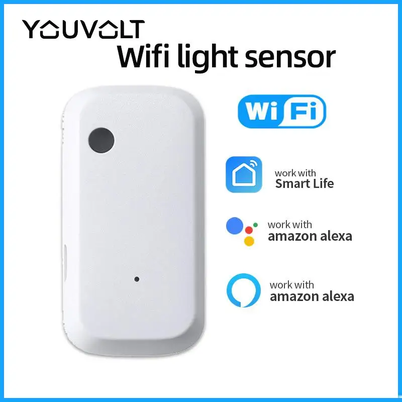 

Tuya Zigbee Wifi Smart Light Sensor Illuminance Brightness Detector Sensor Smart Home Illumination Automation Smart life Linkage