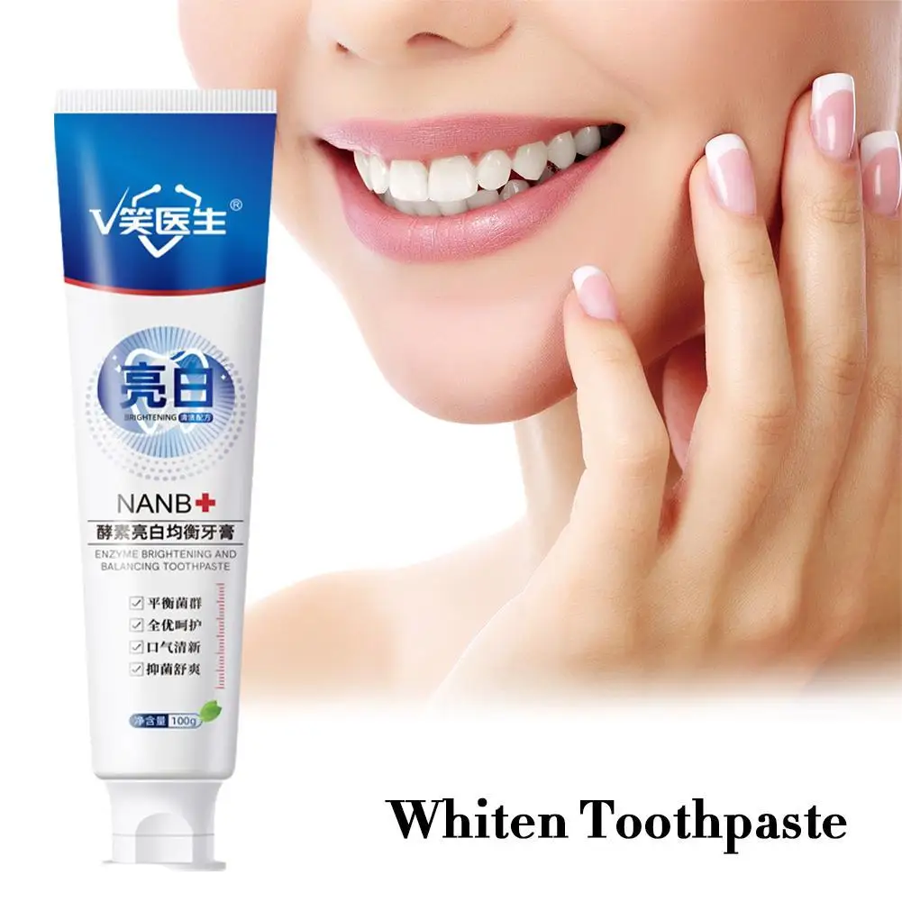 

100g Teeth Whitening Toothpaste Dental Calculus Remover Mouth Odour Removal Bad Breath Preventing Periodontitis