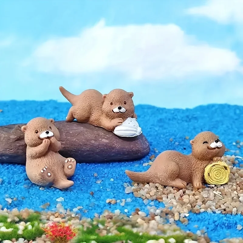 4/8pcs Cute Otter Statue Doll House Bonsai Lawn Car Computer Table Cake Baking Decoration Creative Cute Micro Garden Decoration
4/8pcs Cute Otter Statue Doll House Bonsai Lawn Car Computer Table Cake Baking Decoration Creative Cute Micro Garden Decoration
