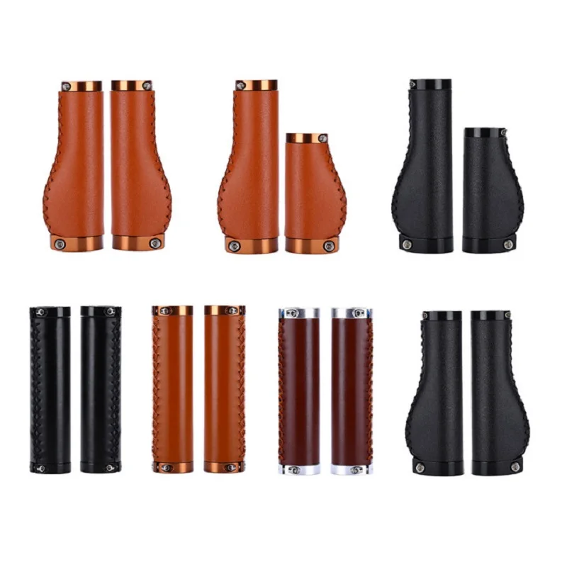 Bicycle Anti-Skid Handlebar Grips Long/Short Hand-sewn Leather Handlebar Cover MTB Bike Handle Bar Grips Protector Cycling Parts
Bicycle Anti-Skid Handlebar Grips Long/Short Hand-sewn Leather Handlebar Cover MTB Bike Handle Bar Grips Protector Cycling Parts