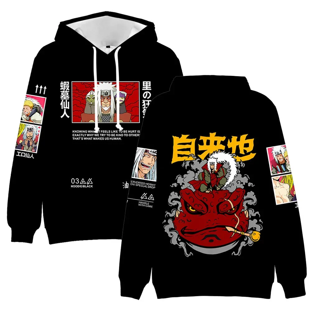 

New Popular Anime Naruto Character Peripheral 3D Digital Hooded Hooded Sweater Adult Men and Women Children's Clothing