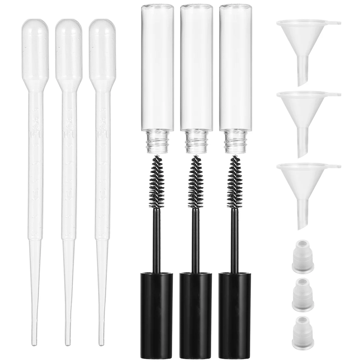 9 Pcs Mascara Tube Wand Eyeliner Container Bottle Clear Plastic Containers Refillable Tubes Liquid Portable
9 Pcs Mascara Tube Wand Eyeliner Container Bottle Clear Plastic Containers Refillable Tubes Liquid Portable