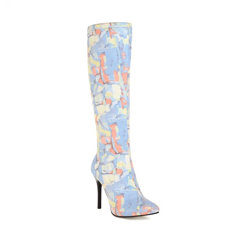 BLXQPYT Botas De Mujer 2021 High Boots High Heels Nightclub Fashion Painted Warm Winter Womens Plus Size Boots Shoes 34-48 8836
BLXQPYT Botas De Mujer 2021 High Boots High Heels Nightclub Fashion Painted Warm Winter Womens Plus Size Boots Shoes 34-48 8836