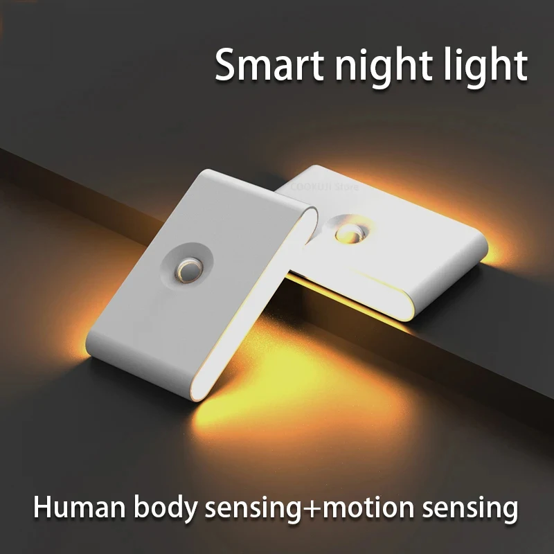

MIJIA Night Light Intelligent Induction Rechargeable Luminous Motion Sensor Wireless Magnetic Installation LED Bedside Lamp