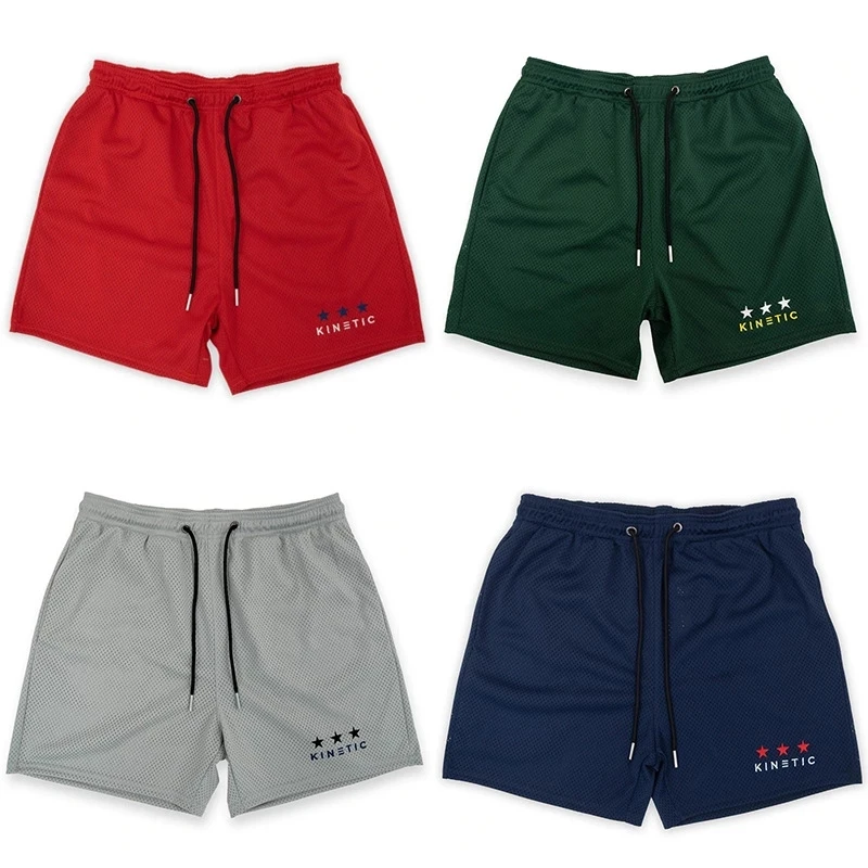 KINETIC Men Mesh Casual Shorts Summer Joggers Breathable Quick-Drying Bodybuilding Fitness Beach Embroidery Men Shorts Sweatpant
KINETIC Men Mesh Casual Shorts Summer Joggers Breathable Quick-Drying Bodybuilding Fitness Beach Embroidery Men Shorts Sweatpant