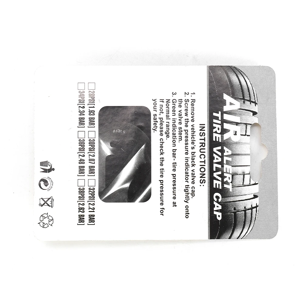 Tire Pressure Indicator Valve W/ Sensor Indicator Car Tyre Monitor System Tire Pressur Silver W/Sensor Indicator Durable
Tire Pressure Indicator Valve W/ Sensor Indicator Car Tyre Monitor System Tire Pressur Silver W/Sensor Indicator Durable