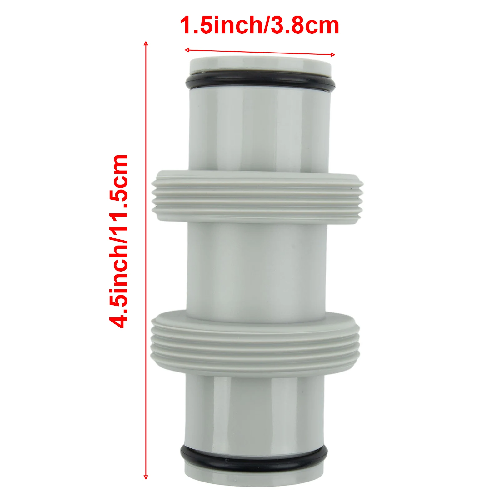 Hose Adapter For Split Hoses Plunger Valve 1.5'' Straight Connector Rubber O Rings Prevent Sun Snow Rain Resistance Pool Parts
Hose Adapter For Split Hoses Plunger Valve 1.5'' Straight Connector Rubber O Rings Prevent Sun Snow Rain Resistance Pool Parts