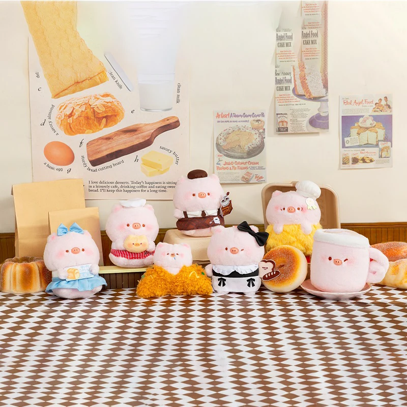 

New Sweet Treasure Piggy Bakery Series Blind Box Toy Cute Anime Figure Kawaii Doll Lucky Mystery Box Caja Surprise Birthday Gift