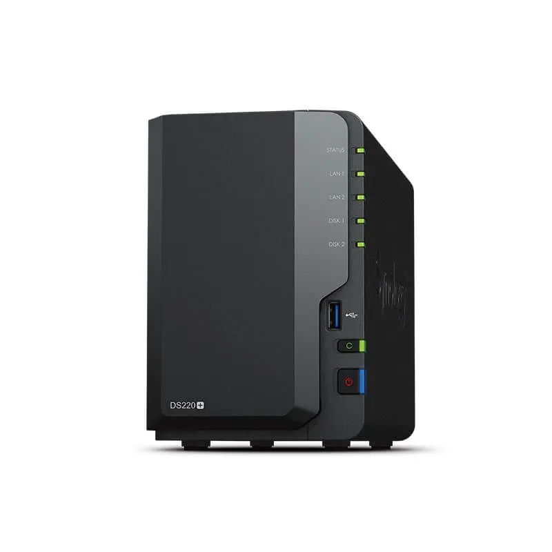 

Ds220 + Synology NAS DiskStation DS220+(Diskless), 2-Bay ;2G DDR4 storage Ds220 +