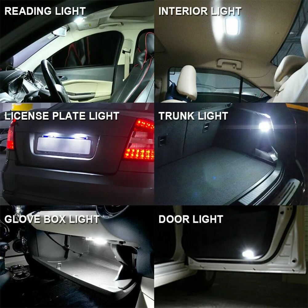 Light Bulb T10 COB Light Bulbs Equipment LED Lights Tool Universal Attachments T10 Dome LED Reading 6000K White
Light Bulb T10 COB Light Bulbs Equipment LED Lights Tool Universal Attachments T10 Dome LED Reading 6000K White