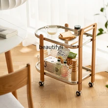 GY Designer Movable Side Table Storage Rack Simple Glass Dining Car Small Apartment Trolley Living Room Corner Table
GY Designer Movable Side Table Storage Rack Simple Glass Dining Car Small Apartment Trolley Living Room Corner Table