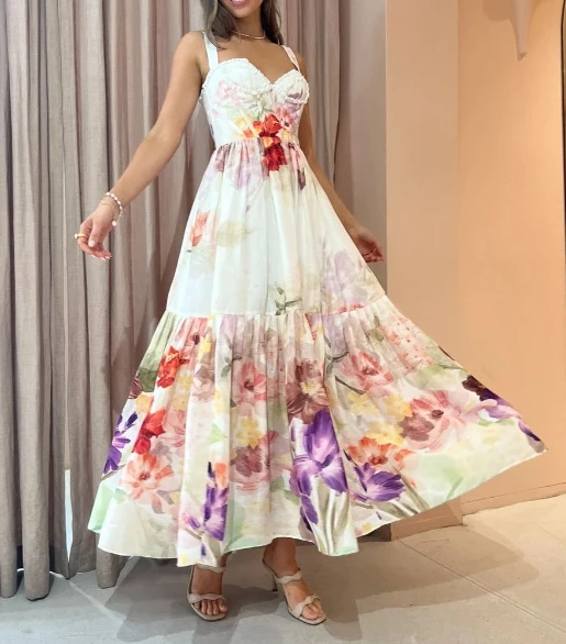 Ins Holiday Party Dress 2023 New Arrival Summer Fashion Strap Sexy Sleeveless Printed Evening Elegant Dress Ladies for Party
Ins Holiday Party Dress 2023 New Arrival Summer Fashion Strap Sexy Sleeveless Printed Evening Elegant Dress Ladies for Party