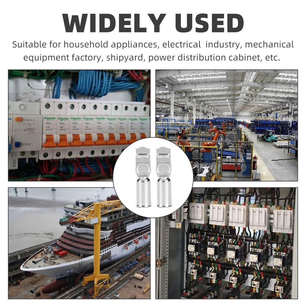 10Pcs Terminal 50 /120 Amp For Anderson Plug Contacts Pins Lugs Cable Terminals 10-25 Square/12AWG For Forklifts Battery Charger
10Pcs Terminal 50 /120 Amp For Anderson Plug Contacts Pins Lugs Cable Terminals 10-25 Square/12AWG For Forklifts Battery Charger